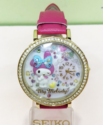 【震撼精品百貨】My Melody_美樂蒂~Sanrio 美樂蒂手錶-桃瞇眼#22092