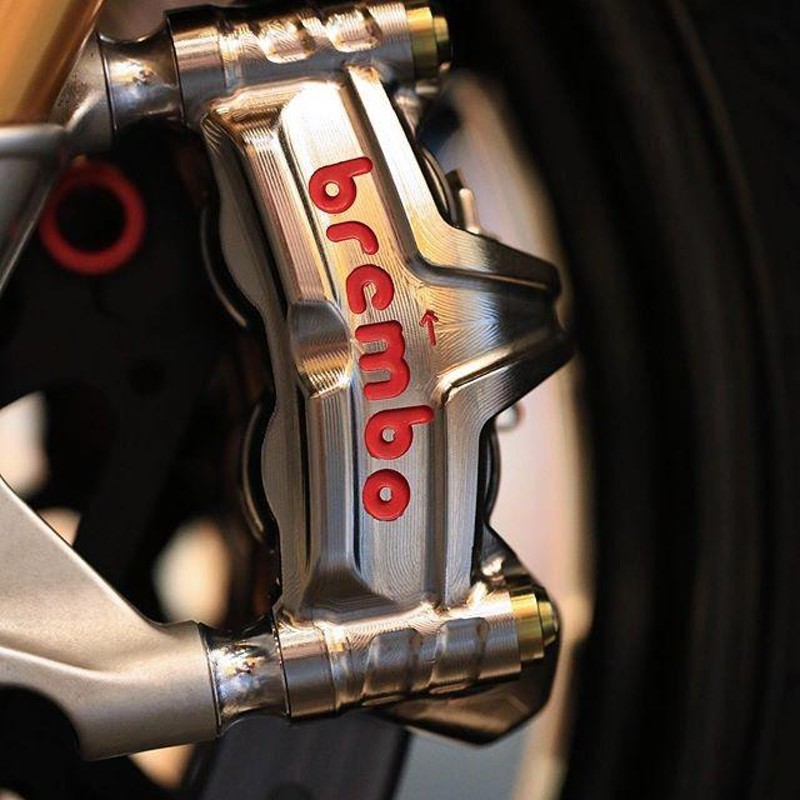 ファッション通販】 バイク車パーツ プロト公式ストアbrembo ブレンボ HP ラジアルキャリパー CNC GP4-RB 取付ピッチ:108mm  ブラック 220-B473-40