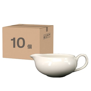 TATUNG 大同磁器 牛排醬壺 小(5吋) - 陶瓷醬料壺 簡約餐桌擺設  10個  白色