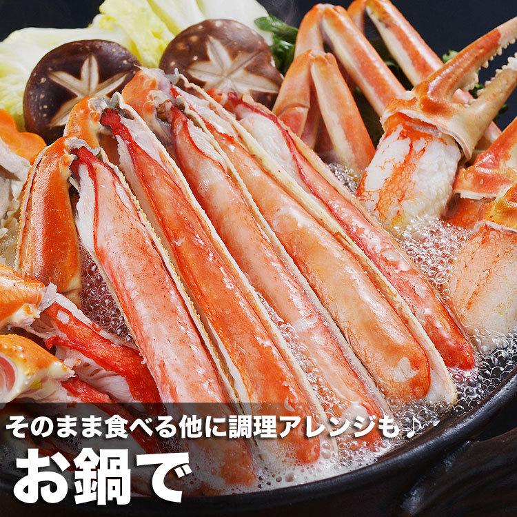 お一人様2コまで カット済み ズワイガニ ボイル 800g前後 特大棒肉入 ハーフカット　ビードロカット ポーション ずわいがに カニ鍋 かに蟹パーティ