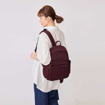 後背包-米娜多層防潑水後背包(中款)-6605-7-多色任選