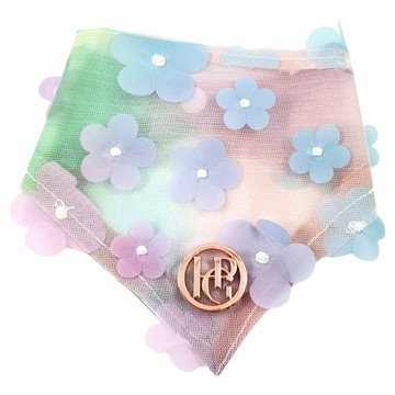HAPPY GO PUPPY 寵物領巾 花朵裝飾  S  花花仙子  1條