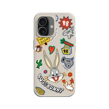 iPhone 17 SolidX 貝殼灰 - 樂一通 Looney Tunes - 兔巴哥貼紙款