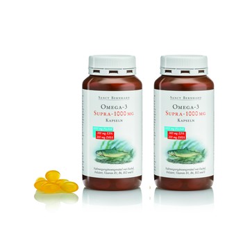 [聖伯納德] Omega-3 魚油膠囊 1000mg (120顆/瓶) 二入組-[聖伯納德] Omega-3 魚油膠囊 1000mg (120顆/瓶) 二入組