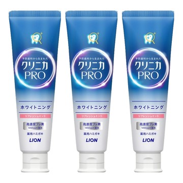 LION 獅王 固齒佳 PRO 覆盆莓薄荷酵素亮白牙膏 日本進口 TDS淨護因子 LSS淨澈成份 高濃度氟素1450ppm  95g  3條