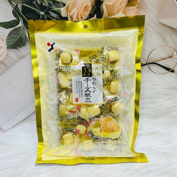 潼漾小舖 過年零食日本 yamaei 山榮 北海道香濃軟起士帆立貝 110g 起士帆立貝 起士