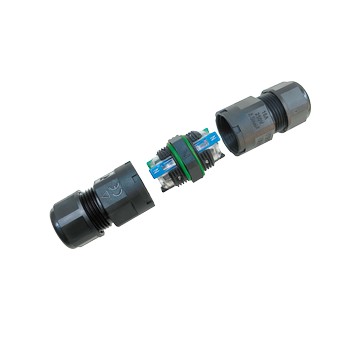 舞光 三芯防水接頭 螺牙式三芯連接器 防水 防火尼龍 免使用螺絲固定 延長出線 線路快接串接防水