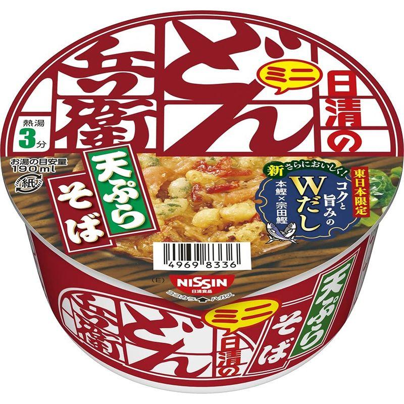 日清食品 どん兵衛 天ぷらそばミニ 東 46g×12個