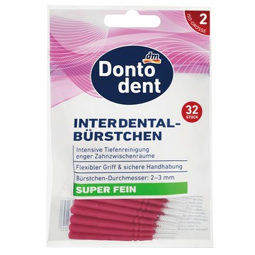 dm Dontodent 牙間刷/齒間刷  0.6mm  32支  1包