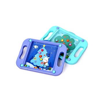 孩子國 益智掌上遊戲主題彈珠台 /場景平衡滾珠玩具(2色隨機)