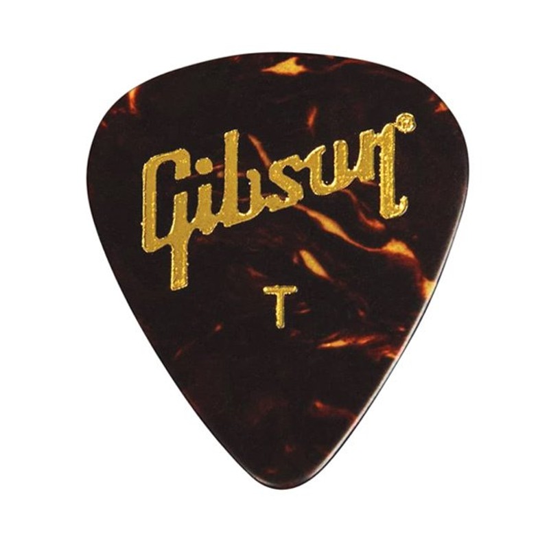 GIBSON ギブソン ピック べっ甲柄 ティアドロップ THIN 12枚セット