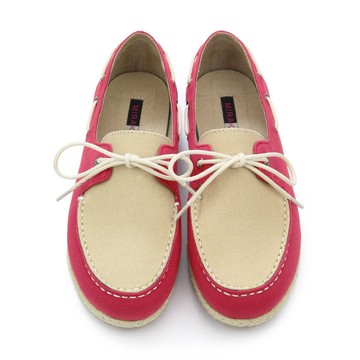 Espadrille Boat Shoes M1106 RedBrown