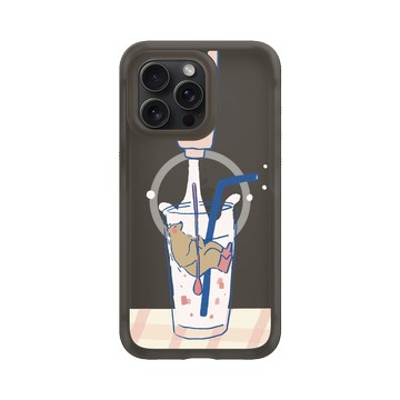 iPhone 15 Pro Max AirX 本質黑 - 咻咻熊 XiuXiubear - 很熱的熊