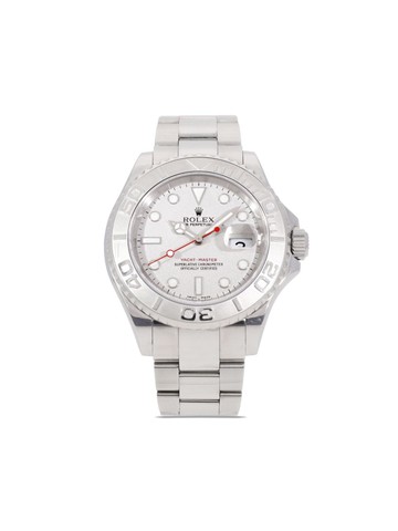 Rolex - 2006 pre-owned Yacht-Master 40mm - unisex - Sapphire Glass/stainless steel - One Size - Silver