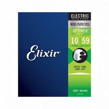 ELIXIR 19074 Optiweb 電吉他七弦 10-59
