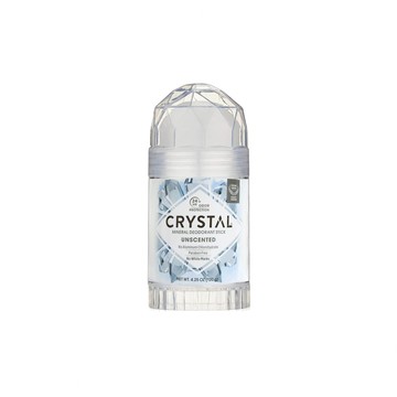 美國CRYSTAL-長效淨味約24小時礦物鹽身體固體除臭棒-無香款120g/大條