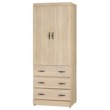 AS DESIGN雅司家具-班克羅福特3x7尺衣櫃-75x57x199cm