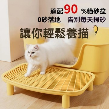 🌈好物優選⛱貓砂盆踏板 漏砂墊 落砂墊 控砂墊 貓砂控砂臺 雙層貓砂墊 控砂踏板 貓砂落砂臺 貓咪落砂踏板 貓砂踏墊