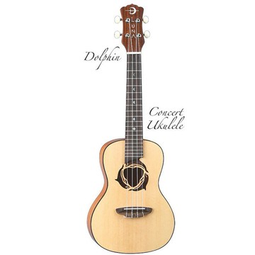 LUNA UKE DPN SPR 23吋單板烏克麗麗 雲杉單板 蜻蜓 dolphin ukulele