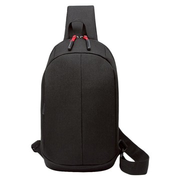 FANCY LIFE 潮流斜背胸包  黑色  31x10x17cm