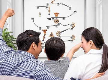 NATIONAL GEOGRAPHIC 國家地理 磁力彈珠機械迷宮75件套裝