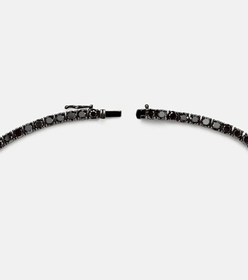 Shay Jewelry 18kt black gold (750/1000) necklace with diamonds