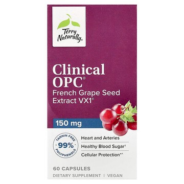 Terry Naturally, Clinical OPC®，150 毫克，60 粒膠囊