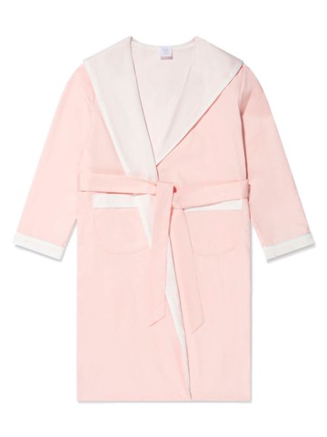 Amiki - Emma cotton dressing gown - kids - Satin/Cotton - 6-8 - Pink