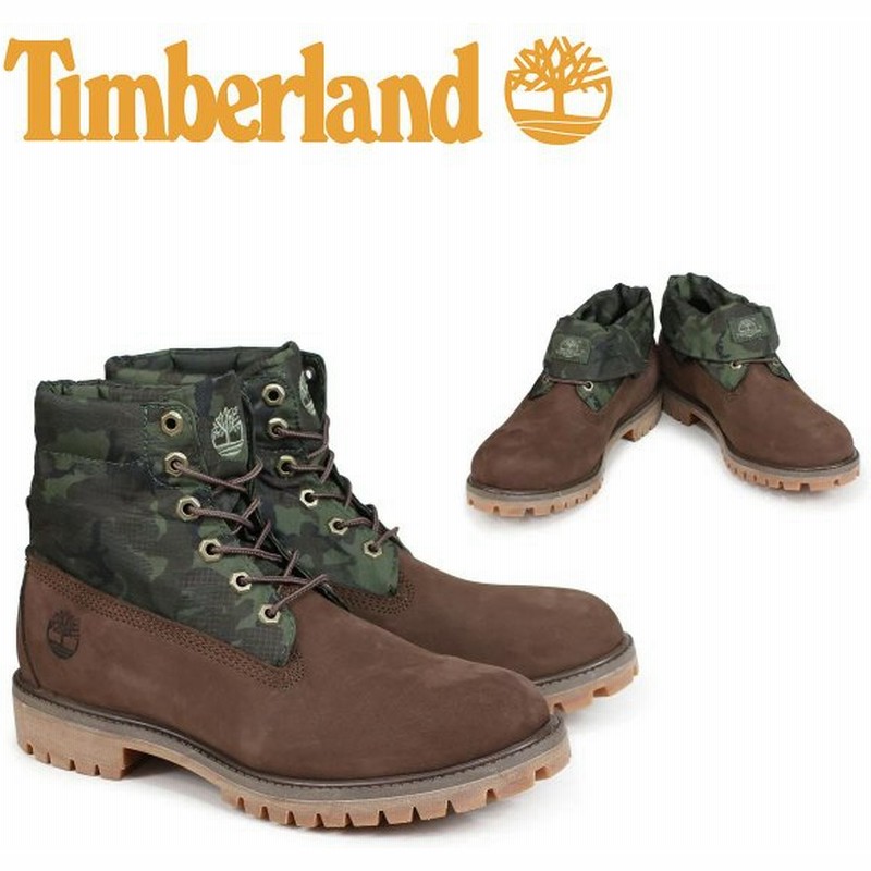 ティンバーランド ロールトップ ブーツ Timberland メンズ Roll Top A1ucn Wワイズ ブラウン 通販 Lineポイント最大0 5 Get Lineショッピング