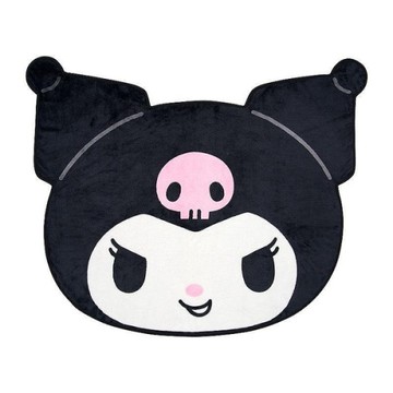 【震撼精品百貨】酷洛米_Kuromi~Sanrio 日本SANRIO三麗鷗 酷洛米造型毛毯-大臉*27966