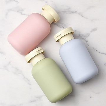 【現貨隔日達】外出分裝瓶 矽膠分裝瓶 乳液分裝瓶 100ml 沐浴露分裝瓶 擠壓瓶 掀蓋分裝瓶 旅行軟管瓶 分裝瓶