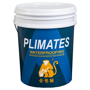 PLIMATES 金絲猴 701防水防熱面漆  白色  4kg  1桶
