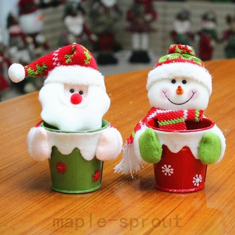 クリスマス キャンディボトル サンタ 雪だるま クリスマスツリー 飾り ギフトバッグ プレゼント 小物 パーティーグッズ 装飾 デコレーション 贈り物  可愛い LINEショッピング