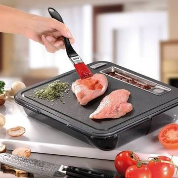 【中秋烤肉備料更輕鬆】德國餐廚 耐熱尼龍烘焙刷20cm (奶油刷/醬料刷/烤肉刷/蛋黃液刷/料理刷) 2入組