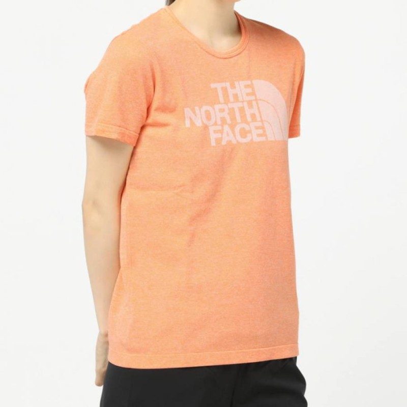 ノースフェイス レディス 陸上/ランニング 半袖Tシャツ S/S JQRD BIG LG CR NTW12190 オレンジ THE NORTH  FACE LINEショッピング