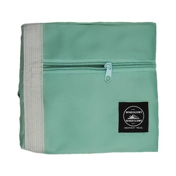 WIND BLOWS RIVER FLOWS 多功能折疊旅行包  46 x 30.5 x 14cm  淺藍色  4個