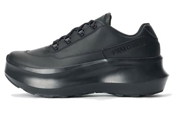 WMNS COMME DES GARONS  SALOMON SR811 LEATHER PLATFORM BLACK
