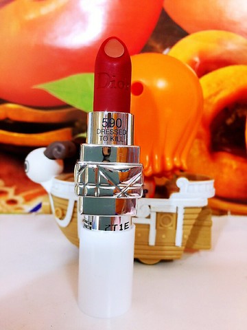 Dior  迪奧 藍星炫色唇膏雙頭試用版 3.5g #590 全新 色號: 590【全新百貨專櫃正貨】☆