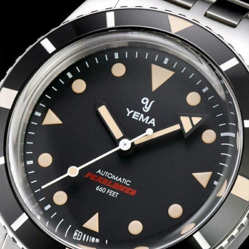 イエマ YEMA パールダイバー PEARLDIVER 自社製自動巻き 200m防水 2年保証 正規品 YCL1-MRM 【YCL1MRM】 |  LINEブランドカタログ