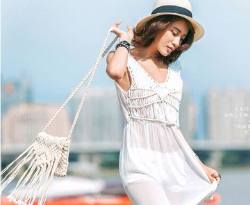 影樓旅拍風道具流蘇包 單肩包 婚紗攝影民族風情拍攝道具