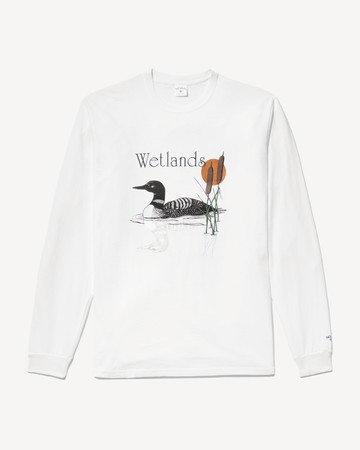Noah Wetlands LS Tee White / M