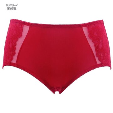 圖薇娜紅色內褲女結婚本命年三角褲舒服透氣提臀性感抑菌中腰底褲