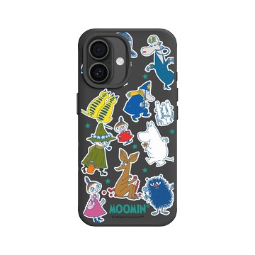 iPhone 16 SolidX 黑 - Moomin - Moomin角色大集合