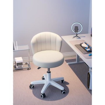 凳子奶油風可旋轉美甲椅子網紅梳妝臺凳子化妝椅女生臥室萬向輪