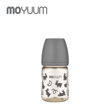 韓國 MOYUUM - PPSU 寬口奶瓶-剪影兔-170ml