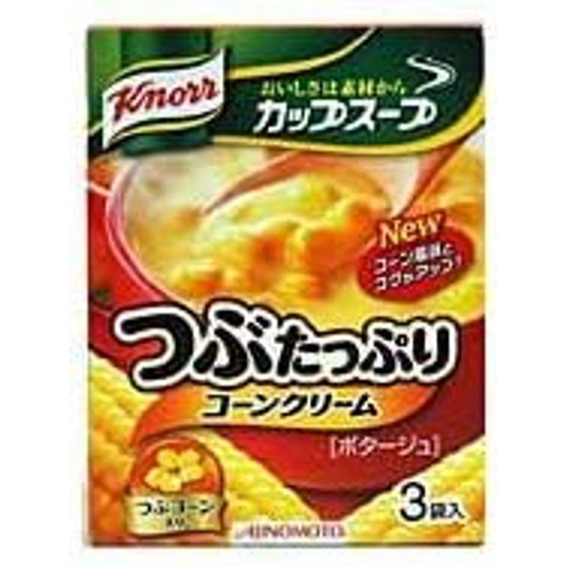 味の素(株) クノールカップスープ つぶたっぷりコーンクリーム 3袋 ×10個