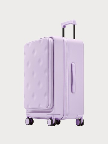 S'AIME CHEECASE-28吋前開式行李箱-淺紫