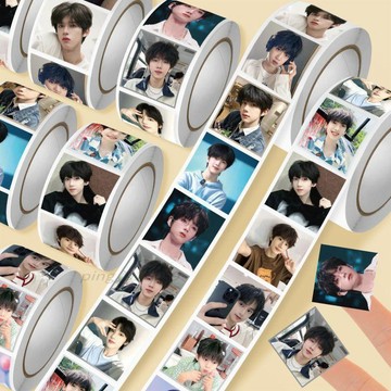 💖熱門新品💖四絲必收 tf家族四代周邊 tf家族四代貼紙 TF家族 爆款TF四代全員頭像卷卷貼 高顏值時代峯峻四代應