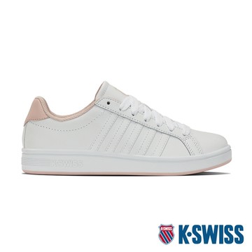 K-SWISS Court Tiebreak時尚運動鞋-女-白/粉紅