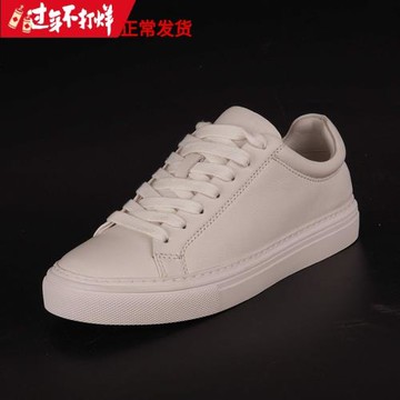 40碼 真皮diduo女鞋小白鞋情侶2023春季新款運動休閑板鞋平底青年